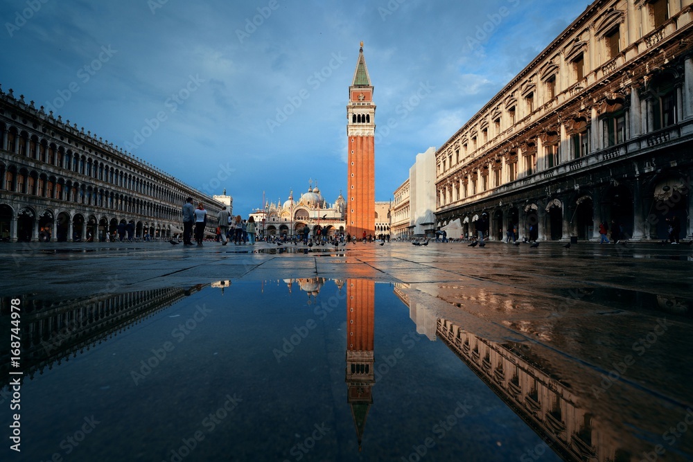 Piazza San Marco reflection