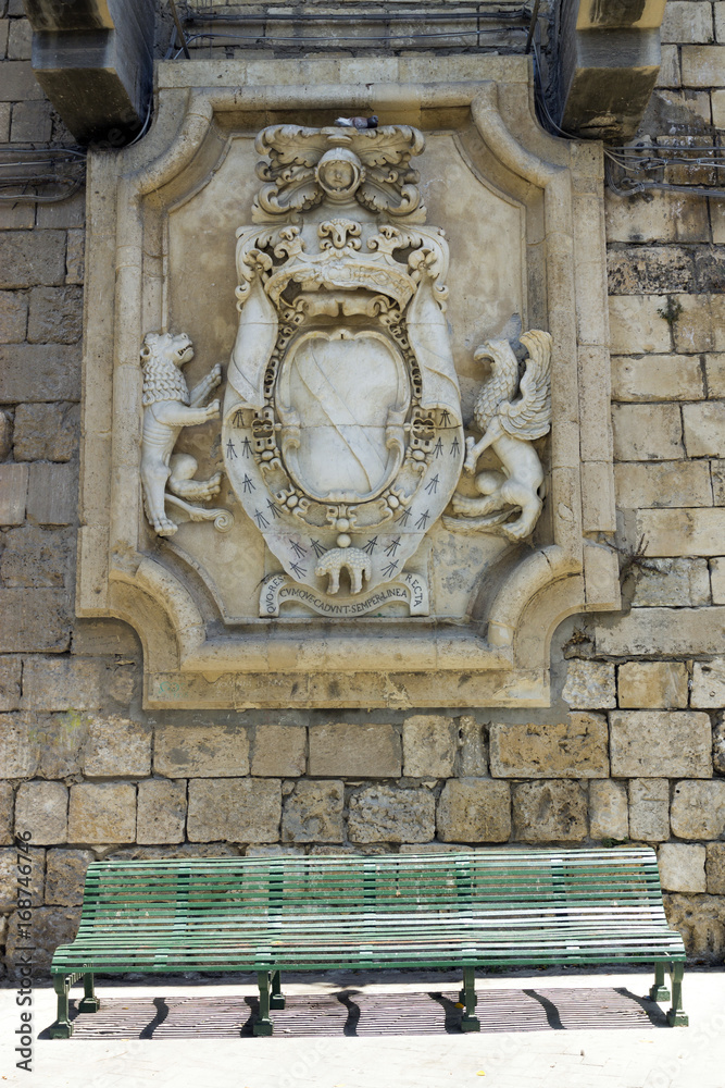 Crest in Syracuse, Italy