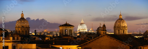 Rome at sunset