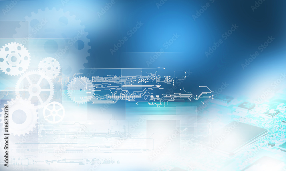 Obraz premium high technology concept