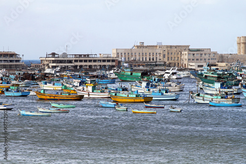 Alexandria harbour Egypt