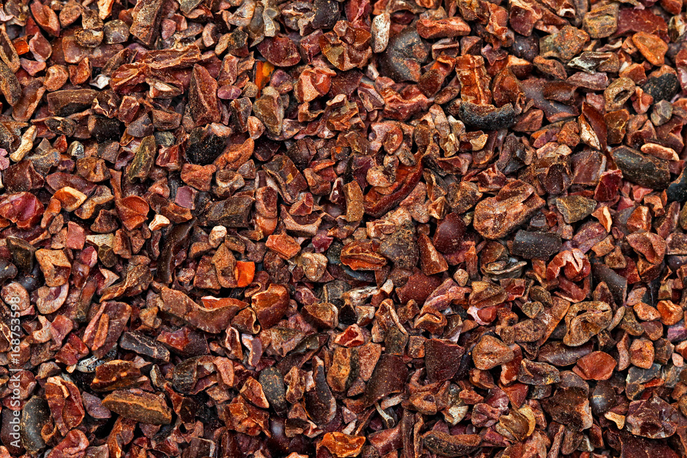 Cocoa nibs pattern Cocoa nibs pattern