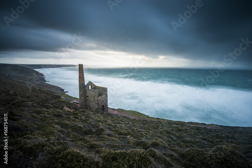 Towanroath Engine House at St Agnes in Cornwall. photo