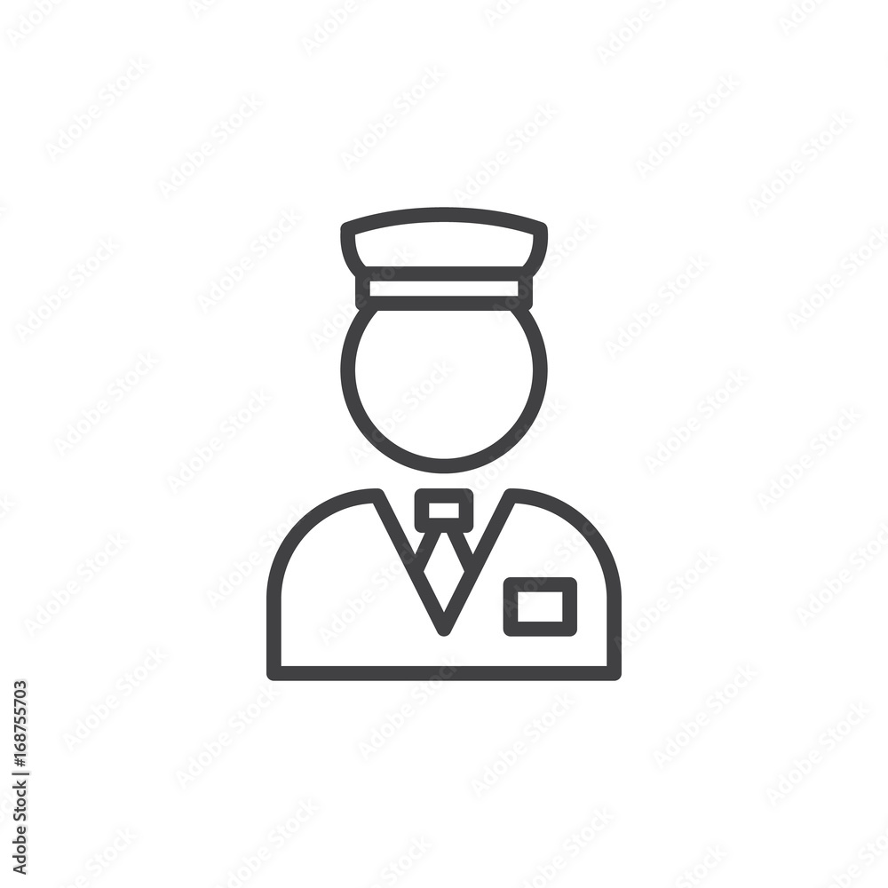 Valet line icon, outline vector sign, linear style pictogram isolated on white. Concierge symbol, logo illustration. Editable stroke. Pixel perfect vector graphics Valet line icon, outline vector sign, linear style pictogram isolated on white. Concierge symbol, logo illustration. Editable stroke. Pixel perfect vector graphics