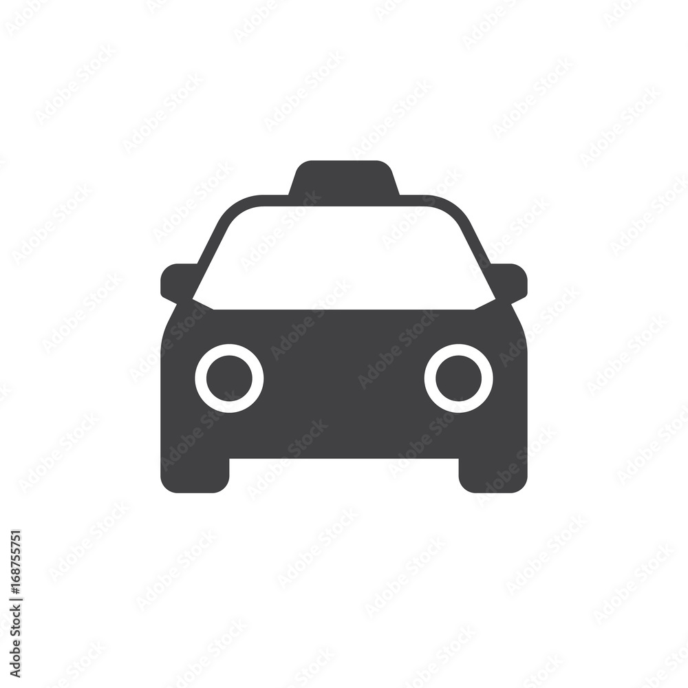 Taxi icon vector, filled flat sign, solid pictogram isolated on white. Symbol, logo illustration. Pixel perfect vector graphics Taxi icon vector, filled flat sign, solid pictogram isolated on white. Symbol, logo illustration. Pixel perfect vector graphics
