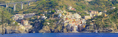 Riomaggiore Liguria panorama