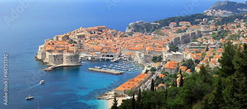 Aerial Dubrovnik Croatia