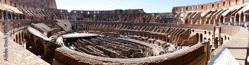 Vászonkép The Roman coliseum in Rome Italy, 2017
