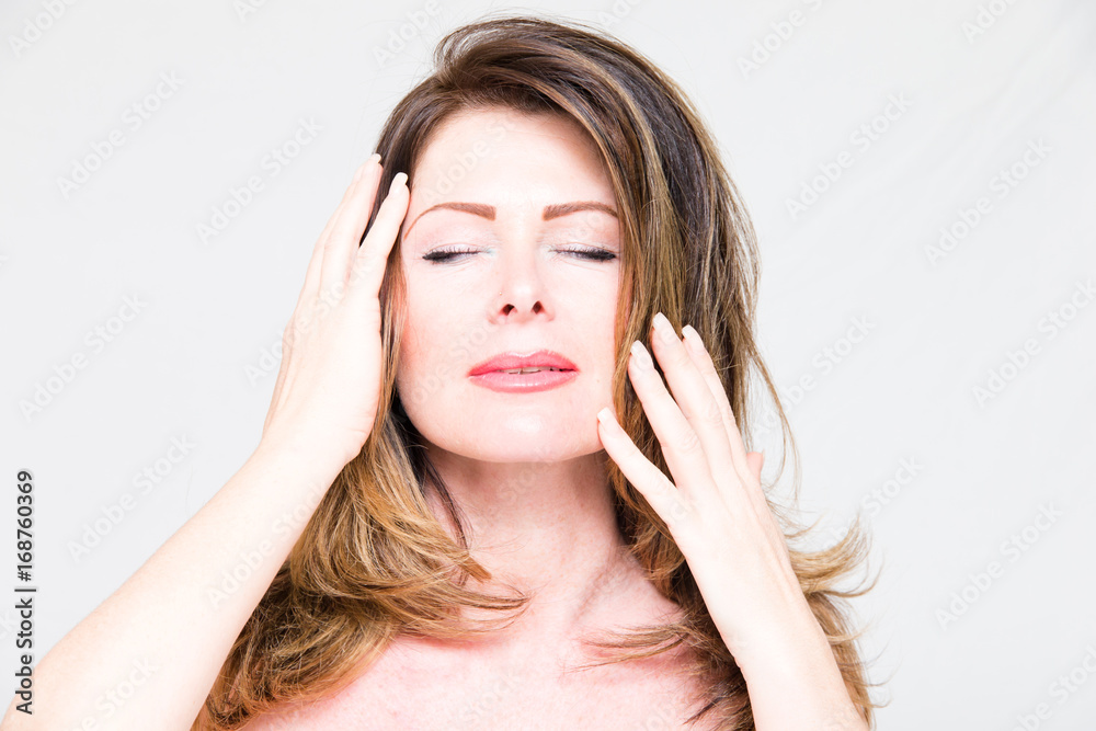 Fototapeta premium Woman in stüdyo