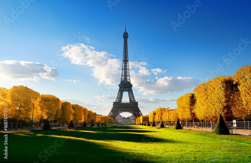 Spring at Champs de Mars in autumn