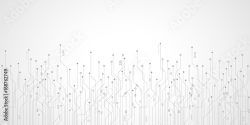 Abstract Technology Background