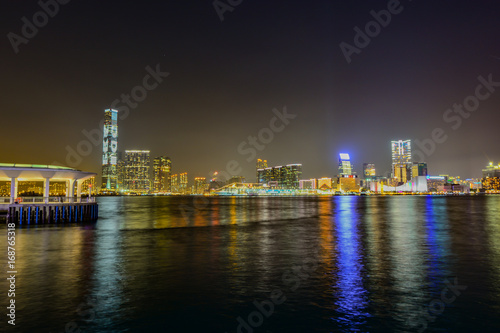 Panorama of Hong Kong city