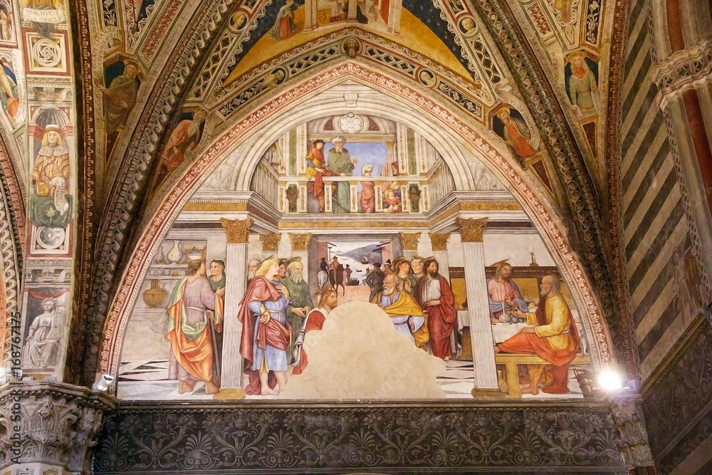 Baptistery of San Giovanni, Siena, Tuscany, Italy