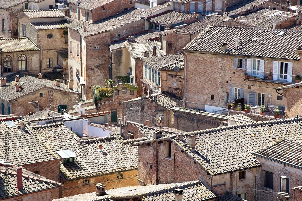 Historic city of Siena, Tuscany, Italy