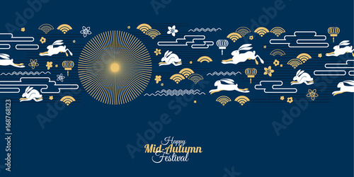 Vector illustration Mid Autumn