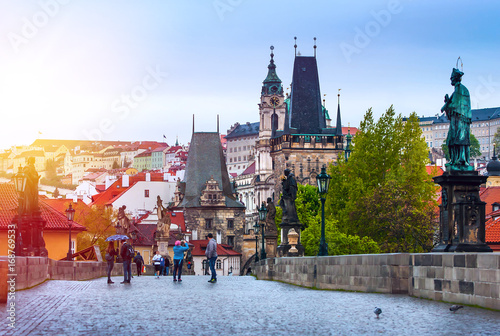 Fotografie, Tablou Prague is the capital of the Czech Republic, the European state