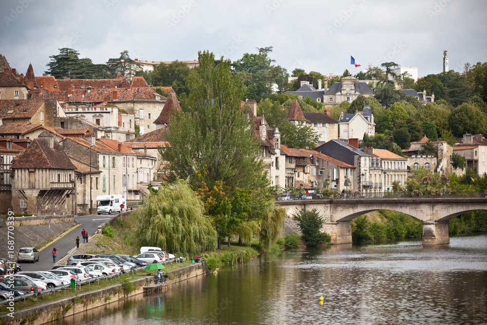 Picturesque view of Perigueux town in France