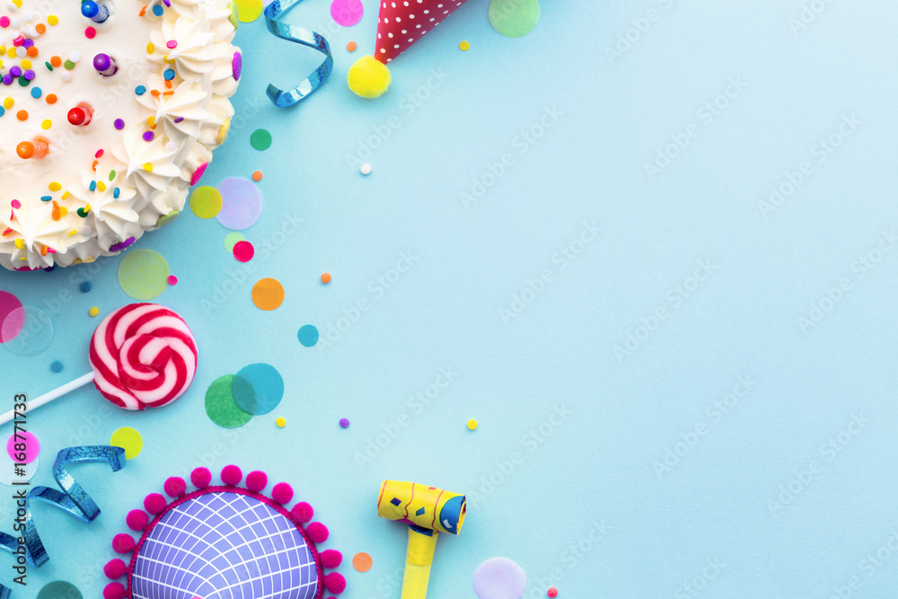 Birthday party background Stock Photo | Adobe Stock