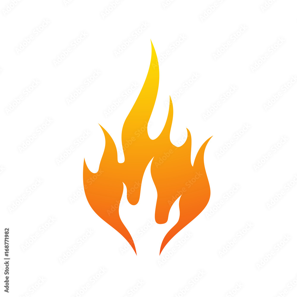 fire, flame, logo, design. vector