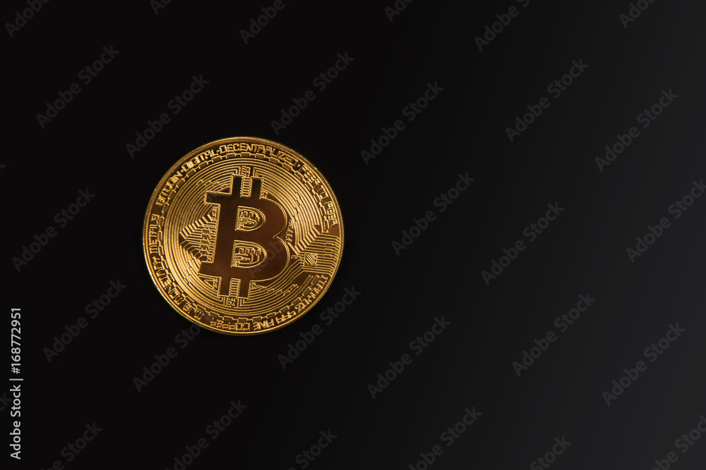 Golden Bitcoin coin Golden Bitcoin coin