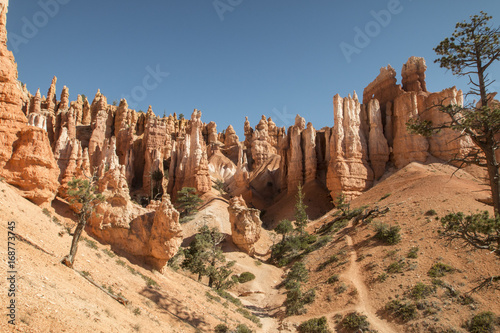 Canyons in Bryce Canyon