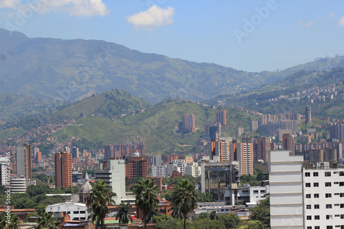 Panorámica, sector occidental de la ciudad. Medellín, Colombia. photo