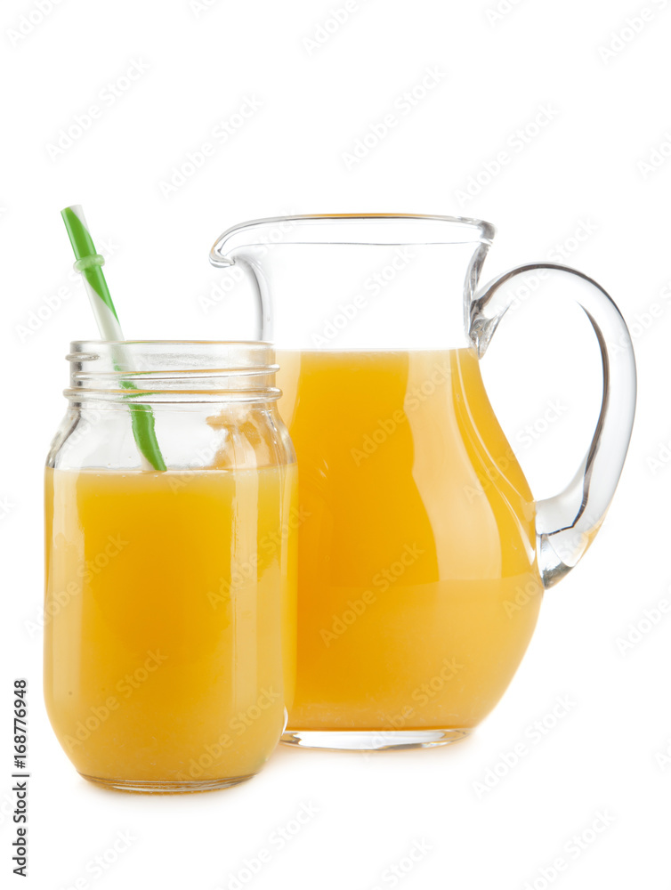 Jar of orange juice
