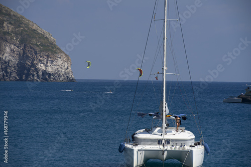 Ischia  S.Angelo, kitesurfing. © Giuseppe Maresca