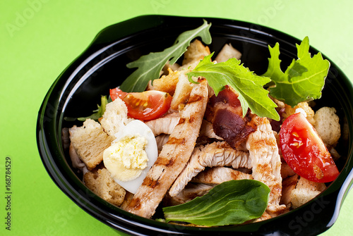 Caesar Salad in lunch box