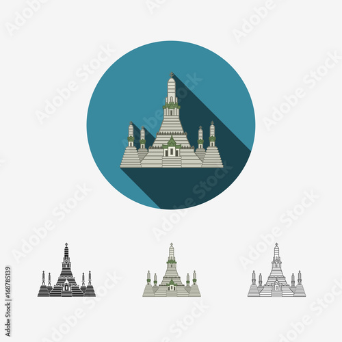 Prang of Wat Arun, Bangkok ,Thailand