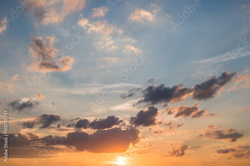 sunset sky panorama - scenic sky 