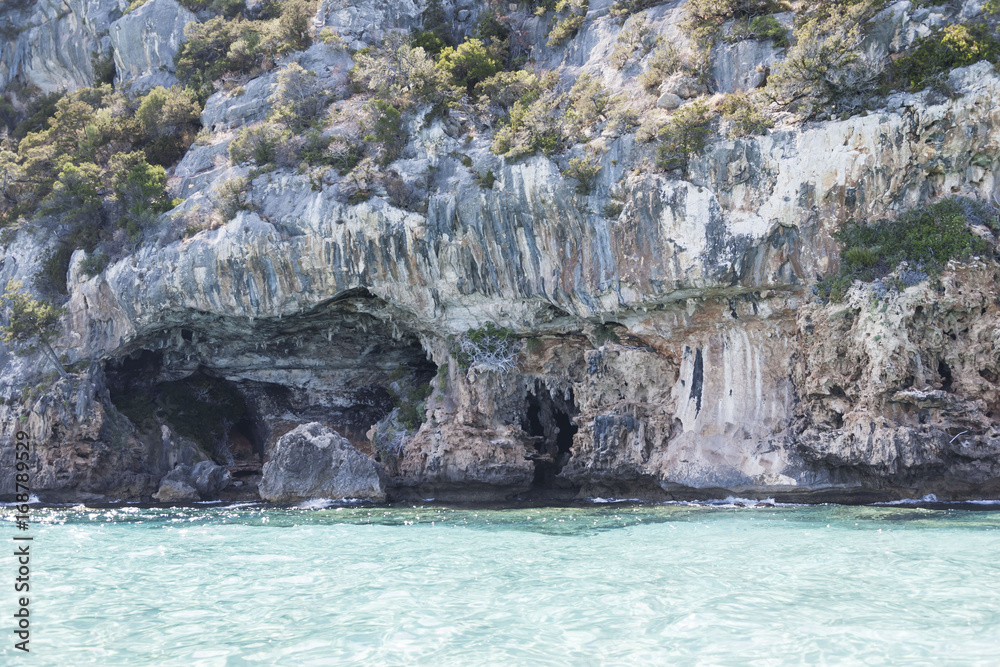 Italien Sardinien Felsenküste