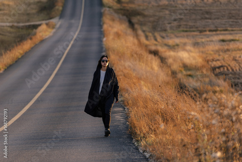 Female traveller photo