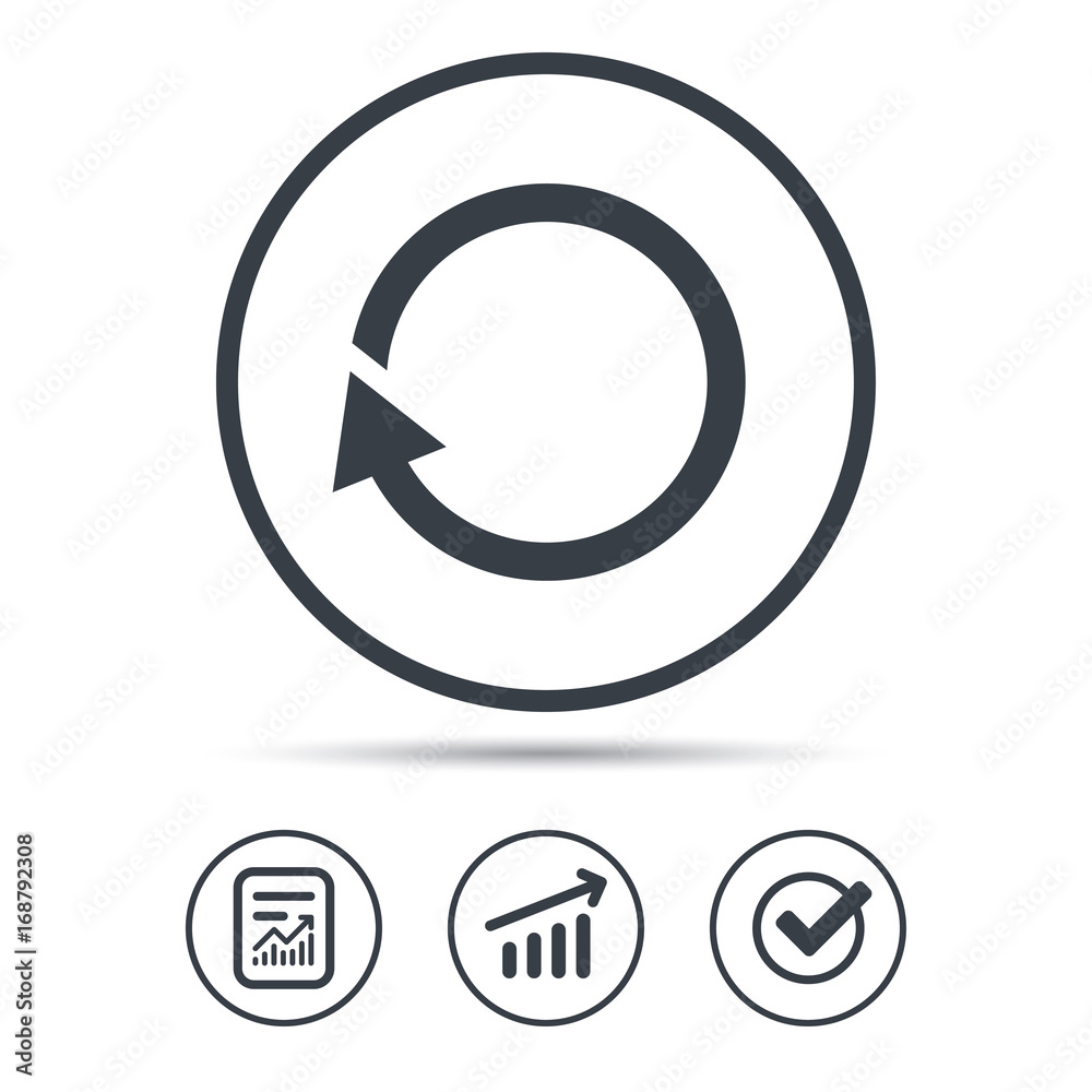 Update icon. Refresh or repeat sign.