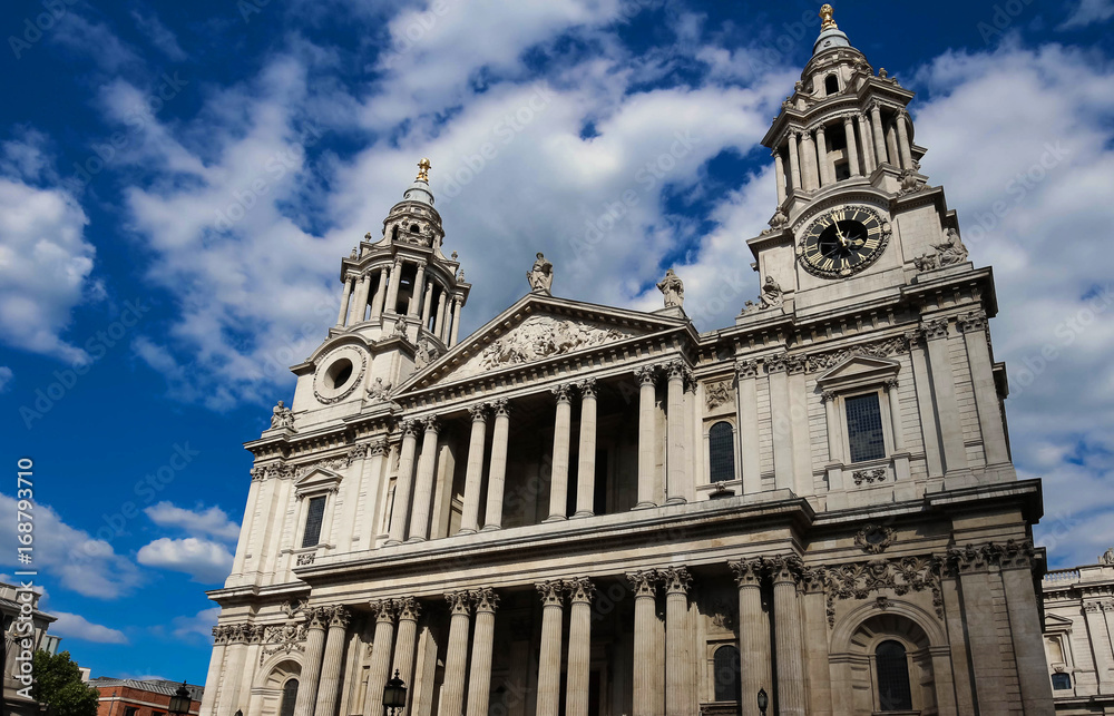 The famous St Paul's cathedral , London, United Kingdom.