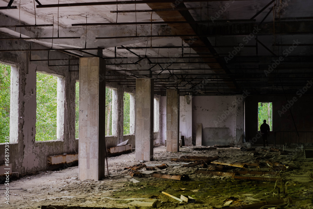 Ukranian grocery store in Pripyat, 30 years after the catastrophe Ukranian grocery store in Pripyat, 30 years after the catastrophe