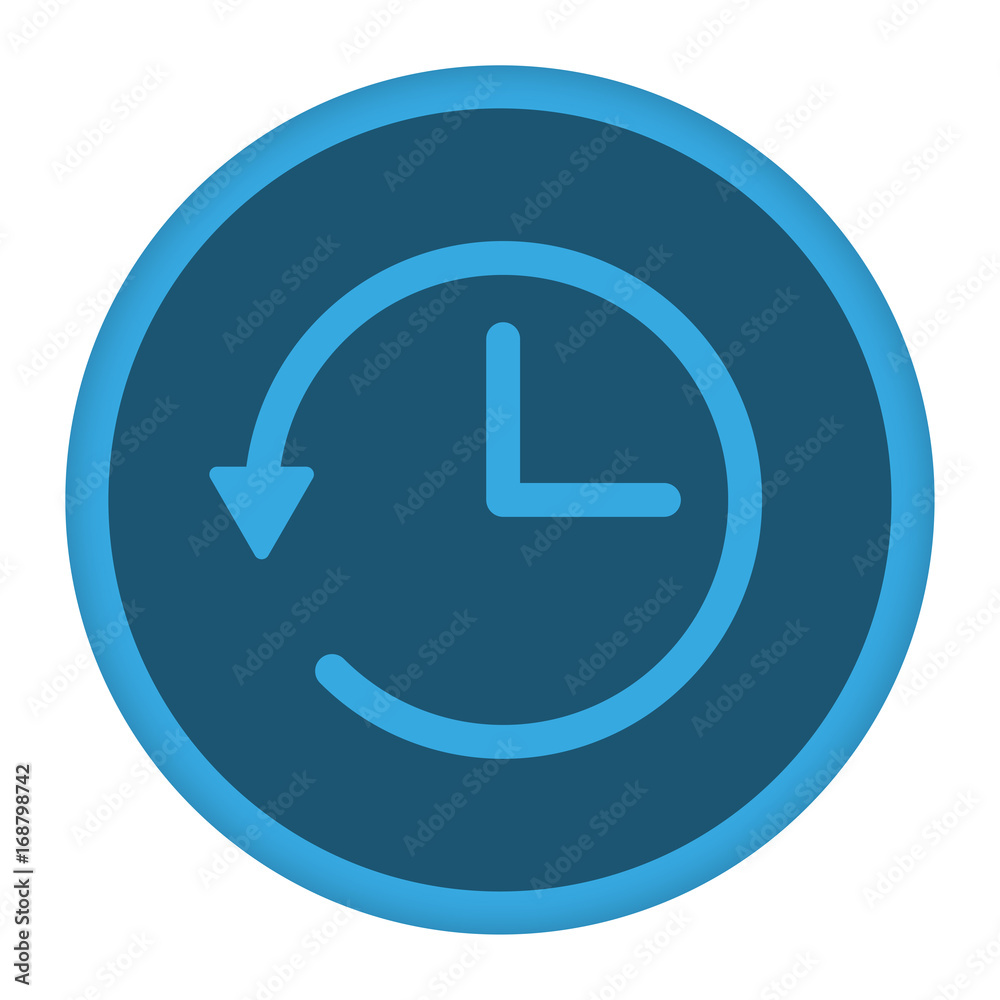 App Icon blau Zeitumstellung App Icon blau Zeitumstellung