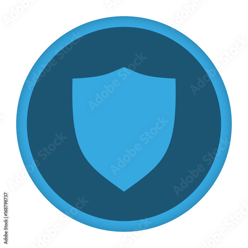 App Icon blau Schutzschild