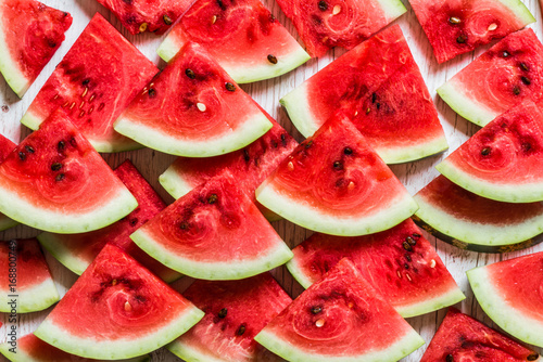 Background of watermelon slices