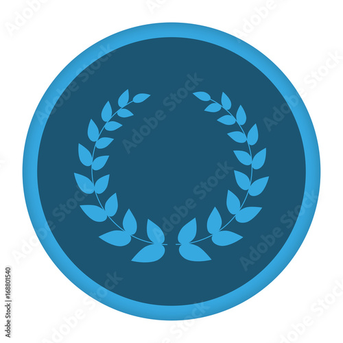 App Icon blau Siegerkranz