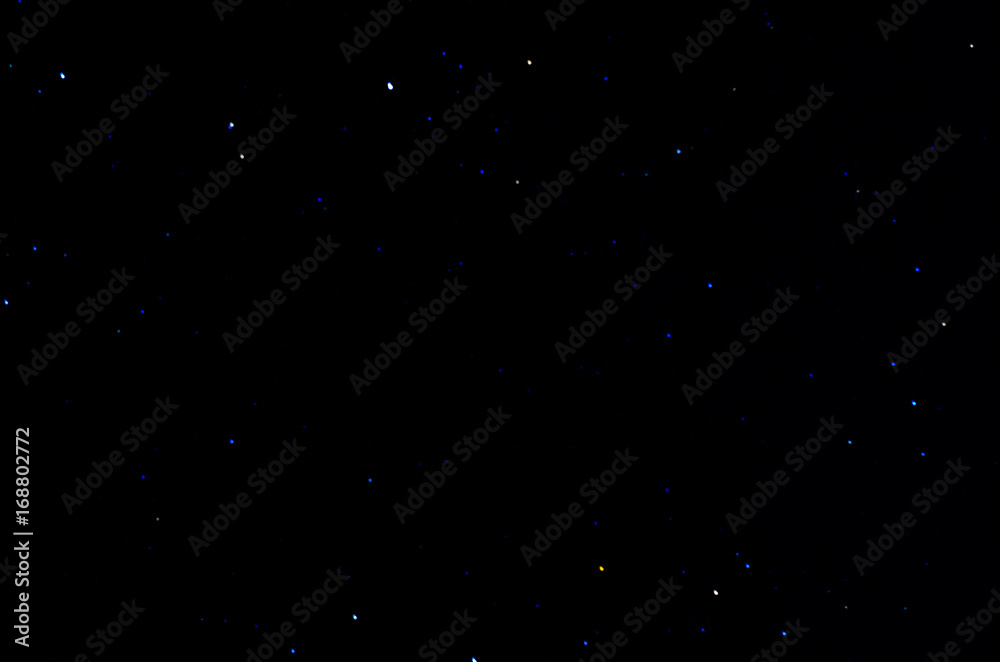 Stars in a dark sky