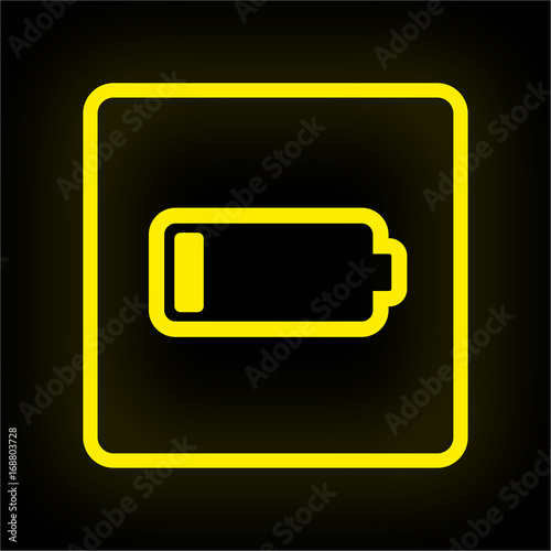 Neon Button App - Batterie leer