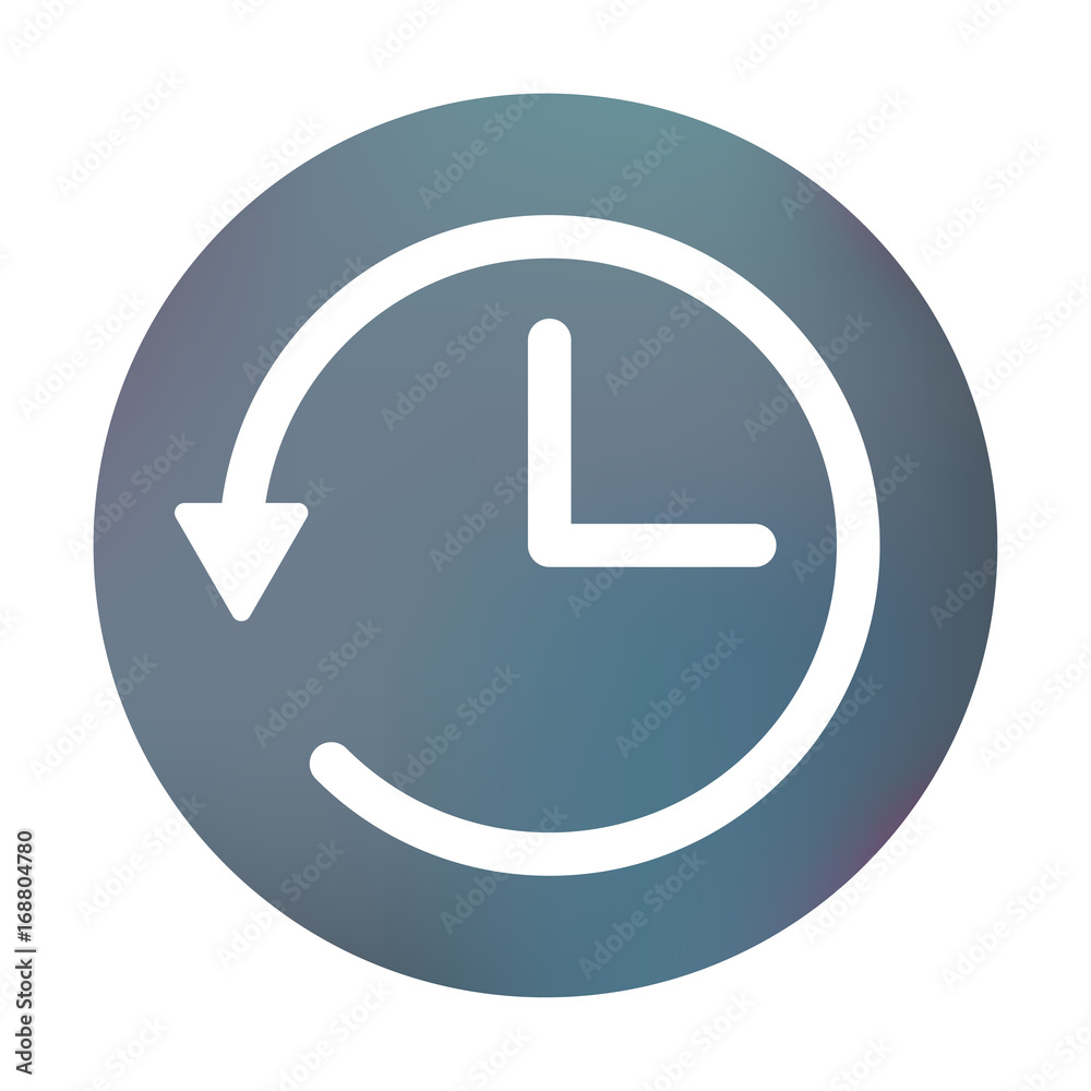 Farbiger Button - ablaufende Zeit Farbiger Button - ablaufende Zeit