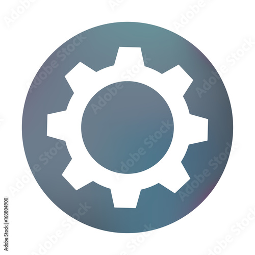 Farbiger Button - Einstellungen-Symbol