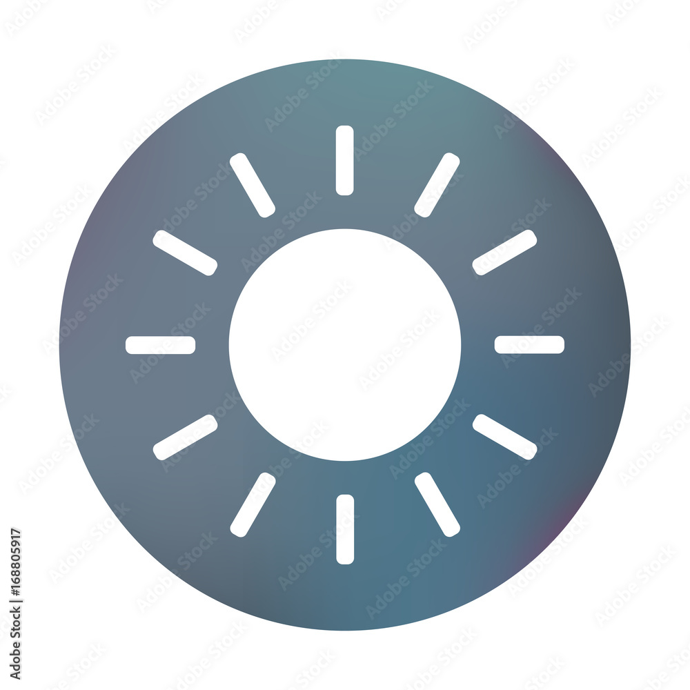 Farbiger Button - Sonne Farbiger Button - Sonne