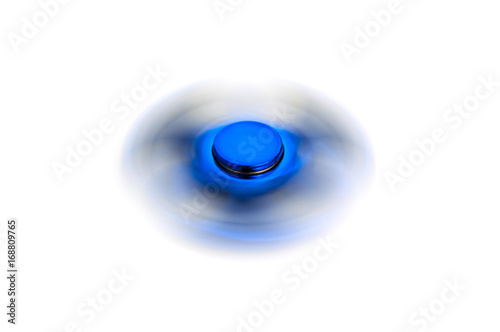 Spinning antistress "spinner" toy on a white background