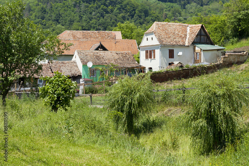 Houses in the hills of Romania 