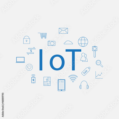 IoT - Internet of Things technology background