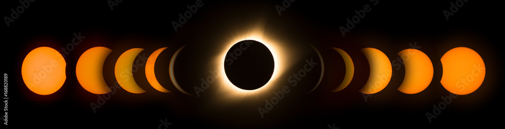 Fototapeta premium 2017 Solar Eclipse