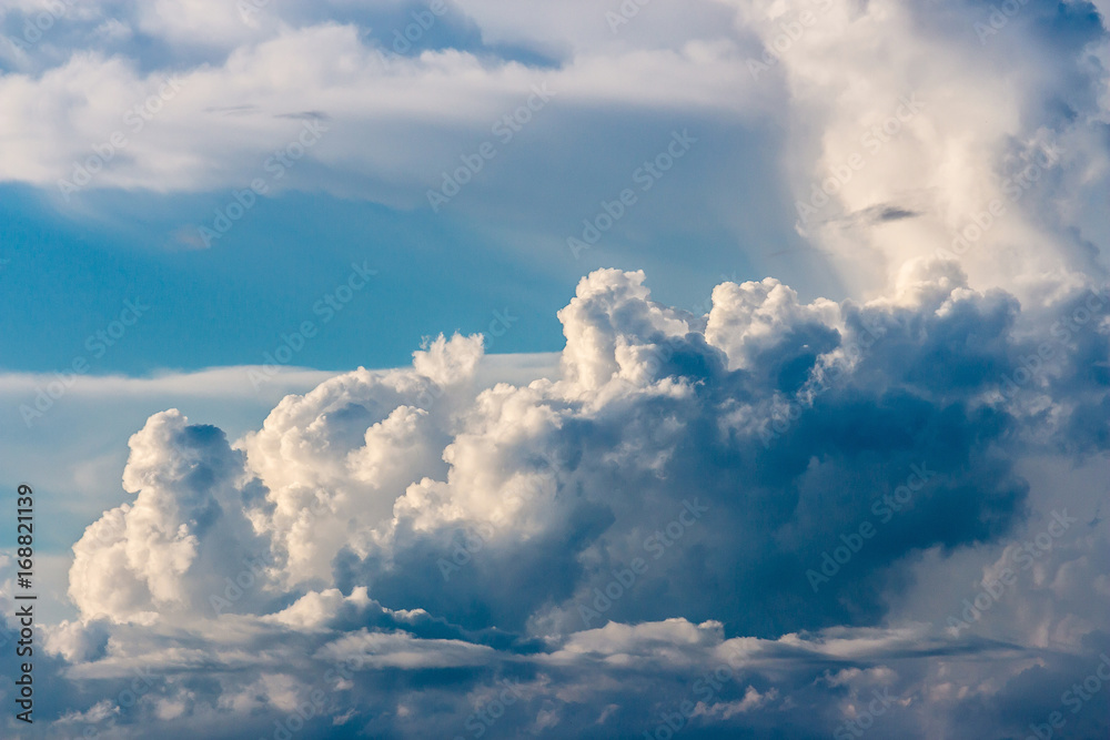 Colorful dramatic sky with cloud at sunset.Sky with sun background Colorful dramatic sky with cloud at sunset.Sky with sun background